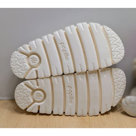 Birkenstock Papillio Boston Chunky Faded Lime Suede Leather Platform Clogs NWT - Picture 10 of 13